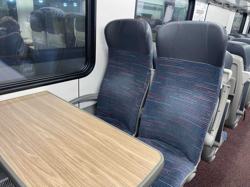 Greater Anglia Table Seat in Standard Class