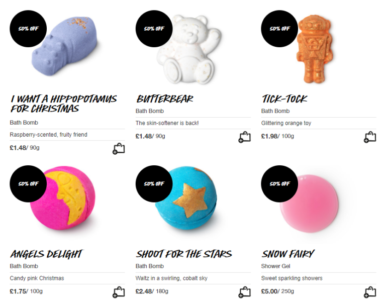 Lush Boxing Day Sale